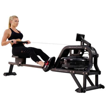 Sunny Health & Fitness 500 m Obsidian Surge Water Rowering Machine SU476254